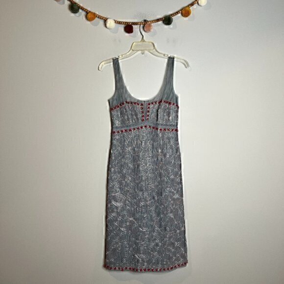 BCBG Max Azria Collection Y2K vintage embroidered embellished dress - Picture 1 of 10